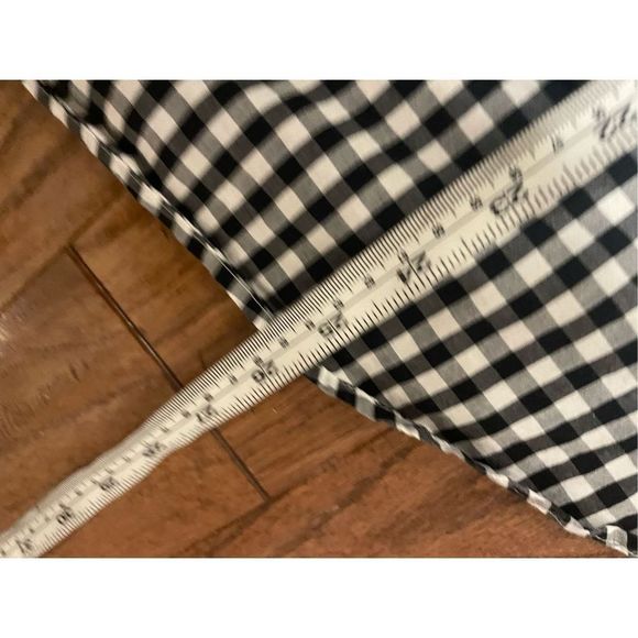 Madewell black gingham boxy button down xs - Picture 4 of 8